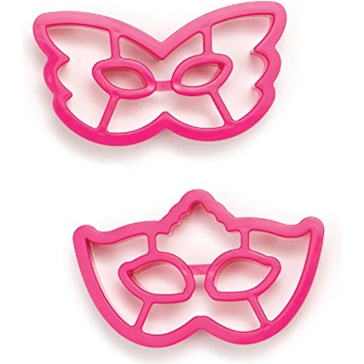 DECORA 0255107 AUSSTECHER Masken 2-TLG