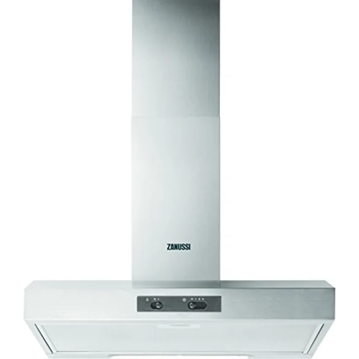 Zanussi ZHC6122X Inselhaube, D, Abluft und Umluft, Wand- oder Schrankmontage, Breite 59,8 cm, 3 Gebläsestufen