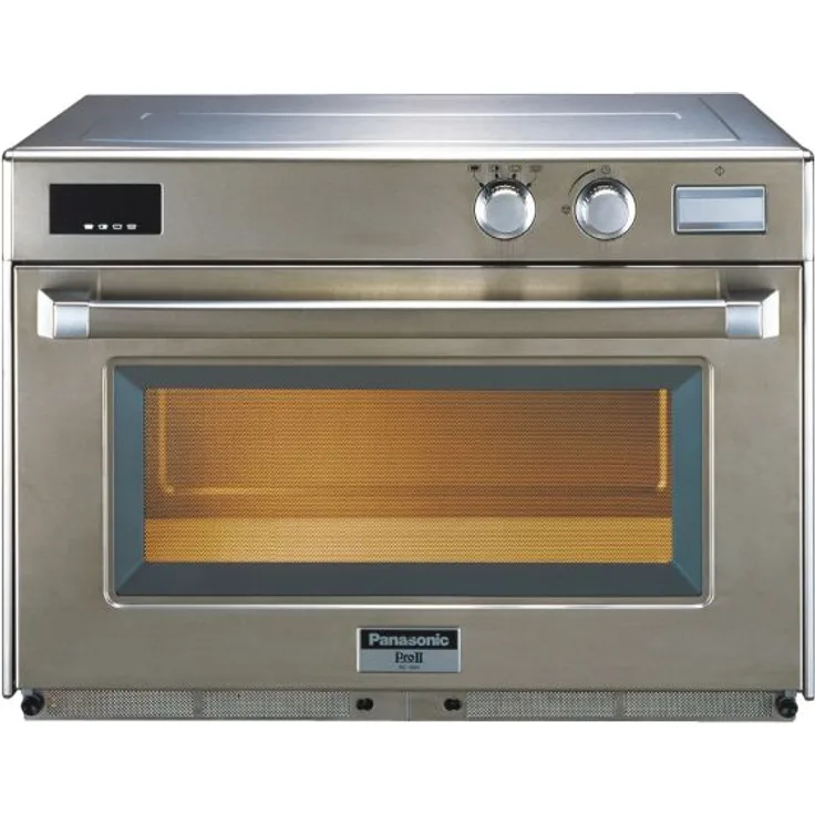 GGG Mikrowelle Panasonic, Standgerät, 1800 Watt, 44 Liter Garraum, silber