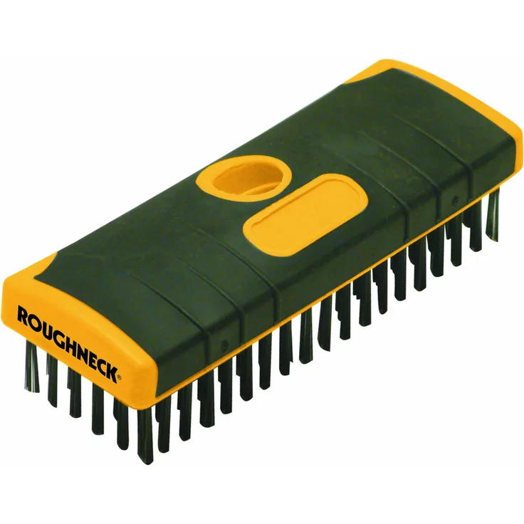 ROUGHNECK Heavy-duty Scrub Brush Soft Grip 200mm