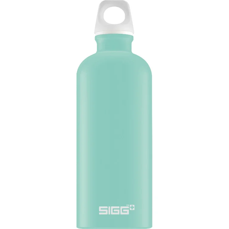 Sigg Lucid Glacier Touch, Design Trinkflasche, 0.6 L, Aluminium, BPA Frei, Türkis – Bild 1