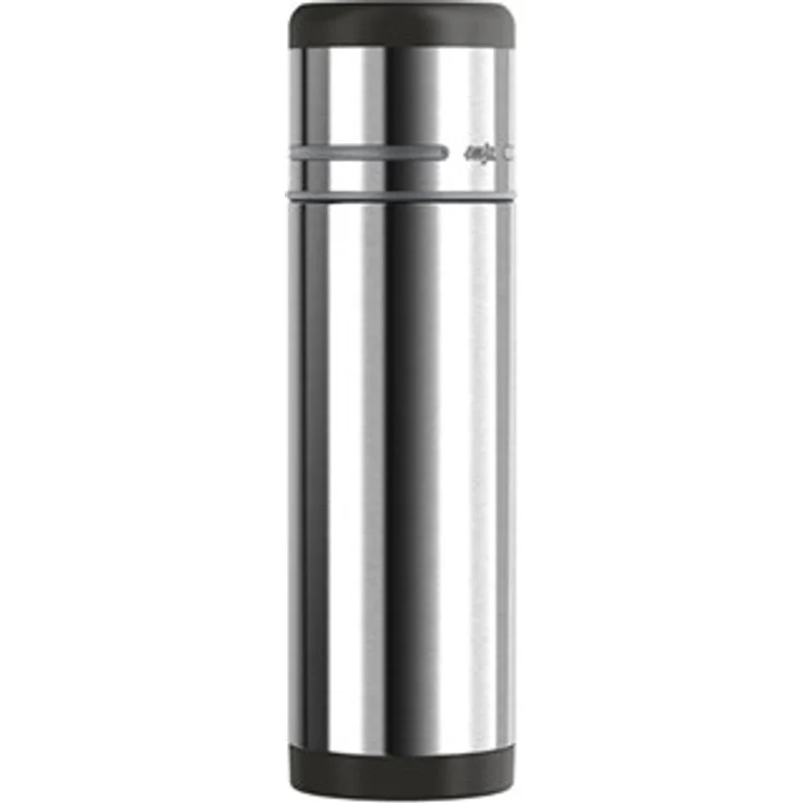 Emsa 509237 Isolierflasche, Mobil genießen, 500 ml, Safe Loc Pro Verschluss, Schwarz-Anthrazit, Mobility – Bild 1