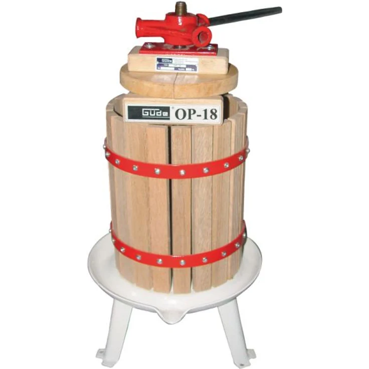 Güde 30005 BP 18 Obstpresse, Saftpresse und Beerenpresse, mechanische Presse inklusive Pressnetz 18 Liter