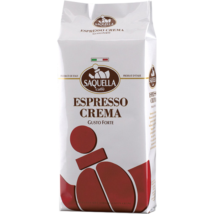 SAQUELLA Espresso Crema, 1000g ganze Bohne