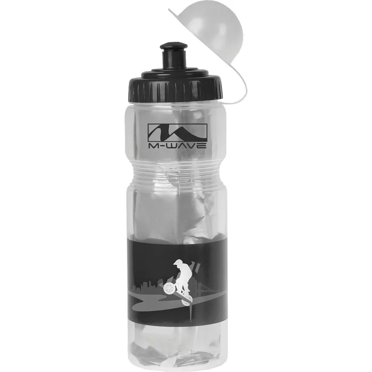 M-Wave PBO 400-ISO Isolier--thermoflasche, 400 Ml, Aus Transparentem Kunststoff, schwarz