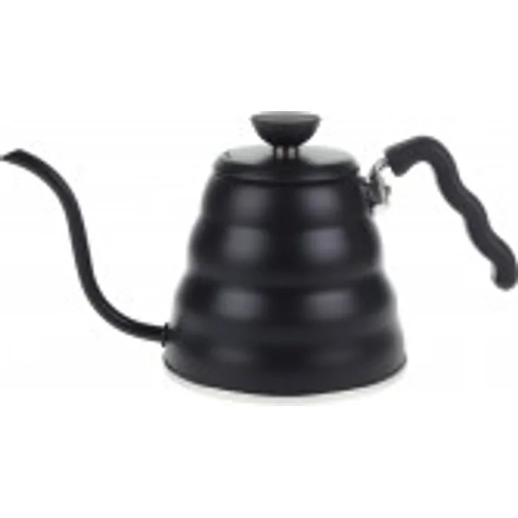 Hario VKB-100HSV V60 Bouno Kaffeetropfkessel Schwanenhals Stovetop Black (1.2L- 1200 ml) schwarz