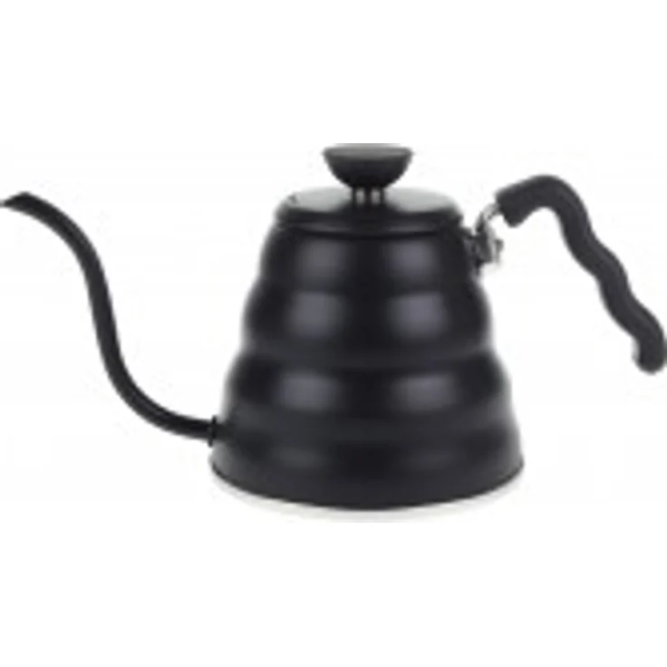 Hario VKB-100HSV V60 Bouno Kaffeetropfkessel Schwanenhals Stovetop Black (1.2L- 1200 ml) schwarz – Bild 1