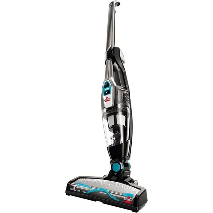 Bissell 2280N MultiReach Essential Handstaubsauger, 30 min Akkubetrieb, Zyklon-Technologie, abklappbarer Griff, Ladestation mit Aufsatzaufbewahrung, schwarz-blau – Bild 3