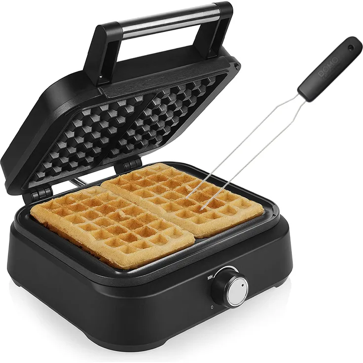 Princess Doppel Waffeleisen & Waffelgabel dicke BELGISCHE & BRÜSSELER Waffeln 26x22cm