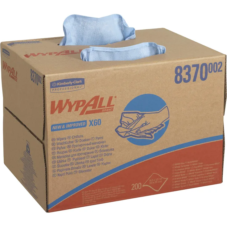 Kimberly Clark 8370 Wypall Brag Box (Pack of 200)