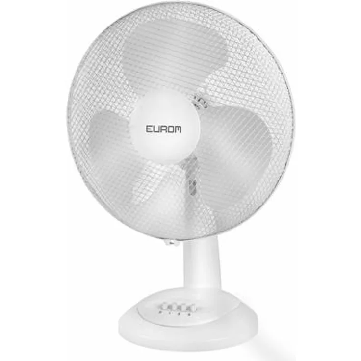 Eurom VT16 Tischventilator, 45W, 3 Leistungsstufen, weiß (385441)