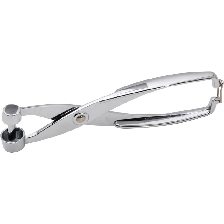 Pedrini Gadget Entkerner für Kirschen und Oliven, Zamak, Silber