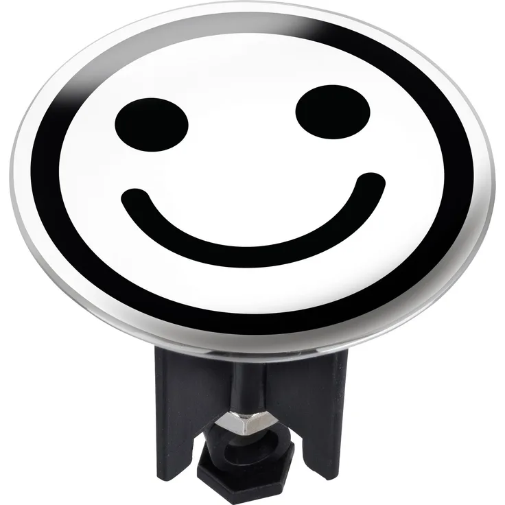 WENKO 21254100 Waschbeckenstöpsel Pluggy XL Lacher weiß - Abfluss-Stopfen, für alle handelsüblichen Abflüsse, Kunststoff, 6.2 x 6.6 x 6.2 cm, Mehrfarbig