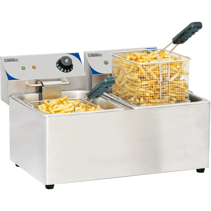 Casselin cfe82 Elektrischer Fritteuse 2 X 8 Liter