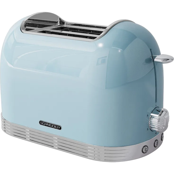 Schneider Toaster 2 Scheiben 3 Funktionen (blau)