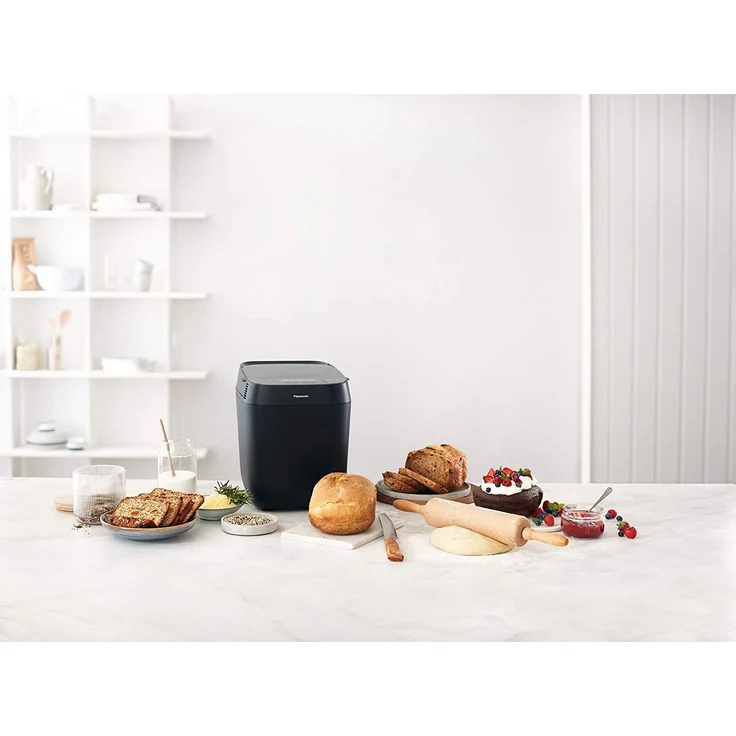 Panasonic Brotbackautomat SD-ZD2010 (Croustina Brotmaschine, 18 Programme, Brotbackautomat glutenfrei, Brotbackautomat, schwarz) – Bild 6