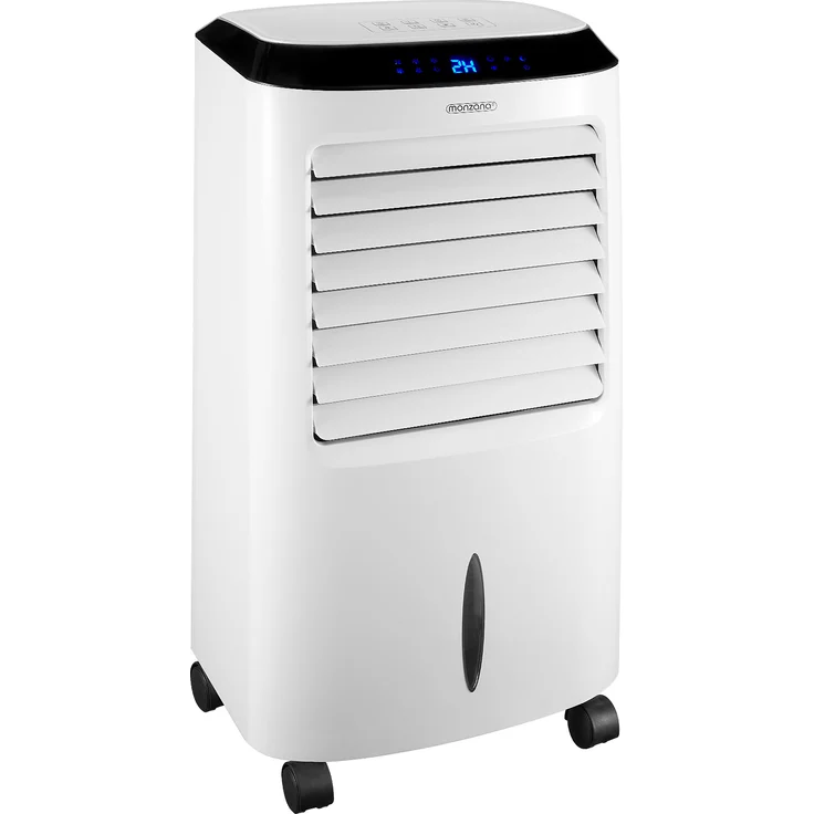 Monzana Mobiles Klimagerät 4in1 Fernbedienung 10 L Tank LED Timer Ventilator Klimaanlage Ionisator Luftbefeuchter Luftkühler