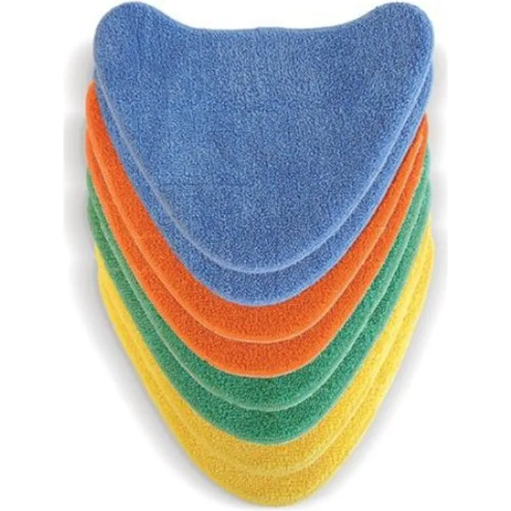 Vax Total Home Klett-Mikrofaser-Mehrfarben-Reinigungspads (Typ 1), 8 Stück