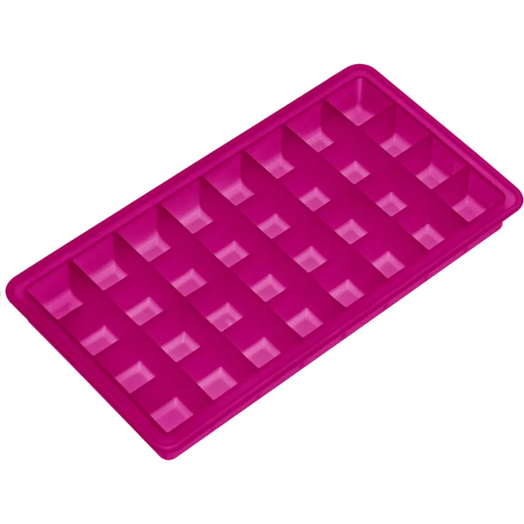 Lurch Eiswürfelbereiter Würfel 2x2 cm Fuchsia