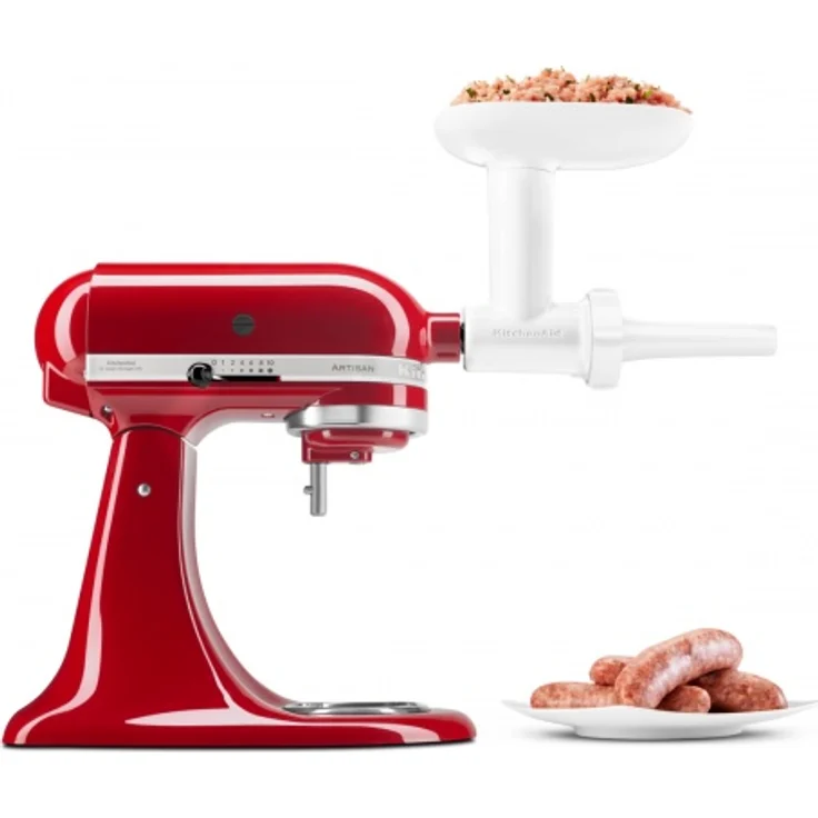 KitchenAid 5KSMSSA Wurstfüllhorn mit 2 Kegeln, für Fleischwolf 5KSMFGA – Bild 2