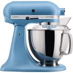 KitchenAid Artisan 5KSM175PSEVB Küchenmaschine mit Direktantrieb, 300W, 4,8L Edelstahlschüssel, vintage blue, Serie: 5KSM175PS