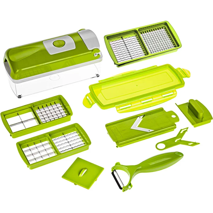 Nicer Dicer Smart, Set 10 Teile grün – Bild 1