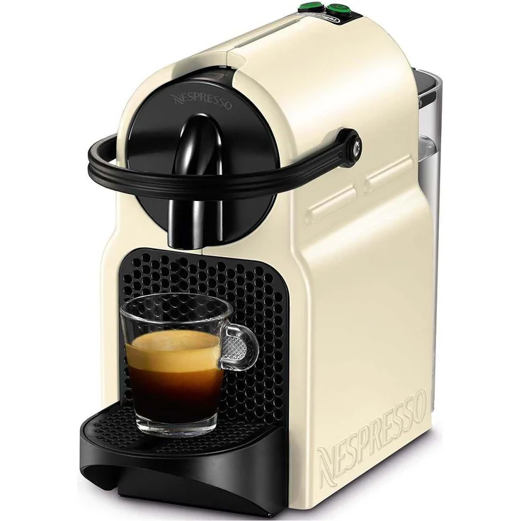 De'Longhi EN80.CW Nespresso Inissia, Kaffeekapselmaschine, Abschaltautomatik nach 9 Minuten, creme – Bild 1