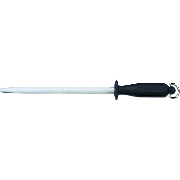 Arcos 278200 Wetzstahl-Kunststoffgriff, Karbonstahl, Schwarz, 250 mm