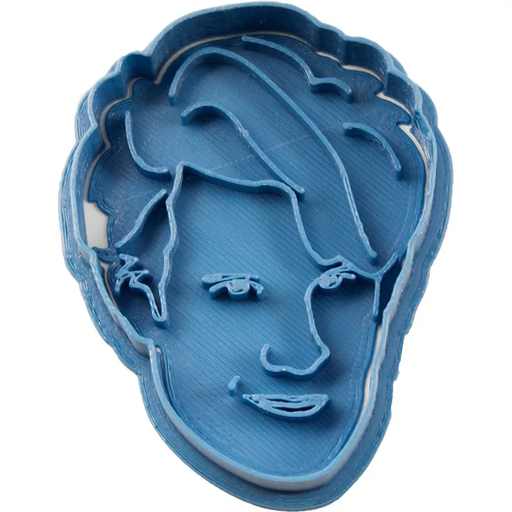 Cuticuter Doctor Who Matt Smith Ausstechform, Blau, 8 x 7 x 1.5 cm