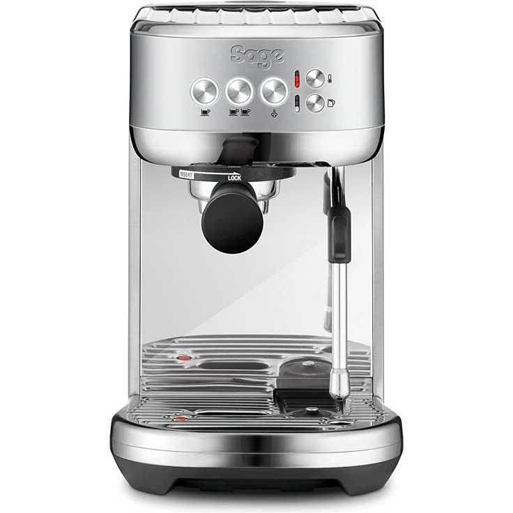 Sage SES500 the Bambino Plus Espressomaschine, Gebürstetes Edelstahlgrau – Bild 1
