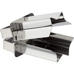 Städter Ausstecher, Edelstahl, Stern Silber Zimtsterne