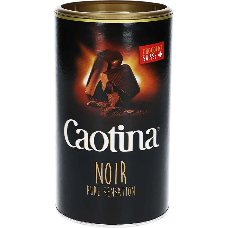 Caotina Noir Dose Kakaohaltiges Getränkepulver Zartbitter 500g – Bild 1
