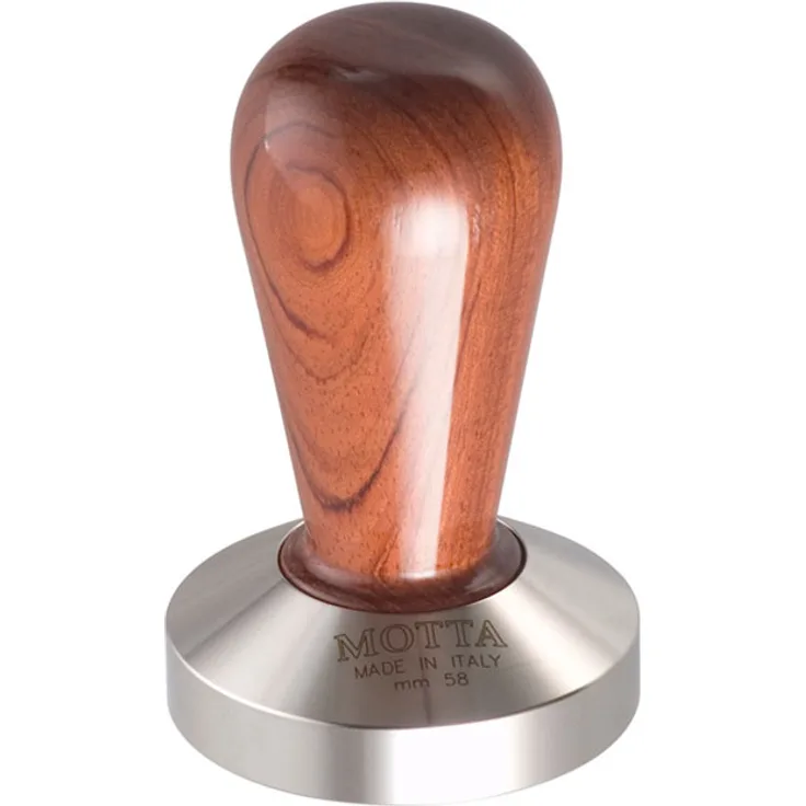 Motta 110 Tamper Bubinga 58mm plan / flat Edelstahl