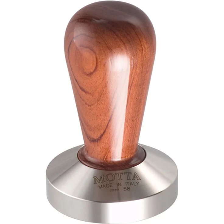 Motta 110 Tamper Bubinga 58mm plan / flat Edelstahl – Bild 1