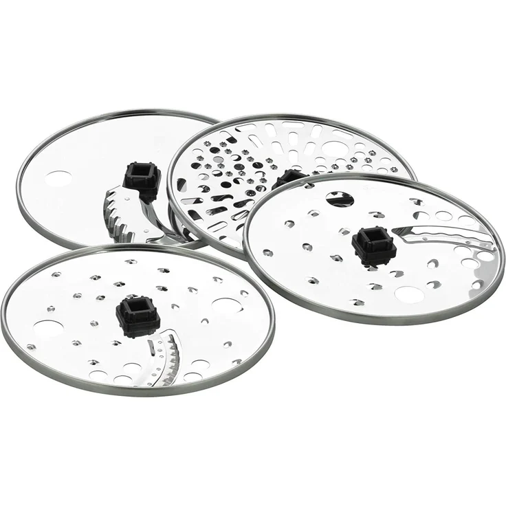 WMF Kult X Edition Küchenmaschine, mit 5 Zubehör-Scheiben, Knetmesser, Stopfen, Edelstahl-Messer, Behälter 2,0l, 500 W – Bild 9