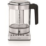 WMF Küchenminis 2 in 1 Vario Wasserkocher, mit Temperatureinstellung, 1,0 l, 1900 W, Teekocher Glas mit Teebeutelhalter und Sieb