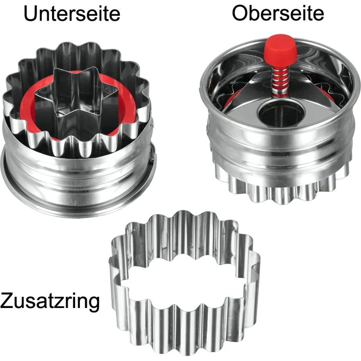METALTEX 252379000 Linzer-Ausstecher STERN - Ausstechform - Plätzchenform – Bild 2