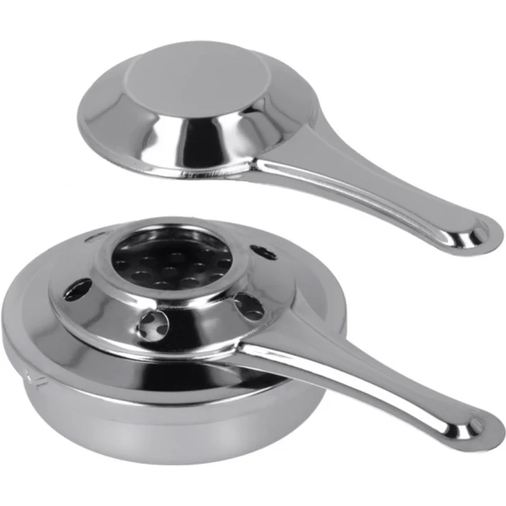 Metaltex fondue-Brenner 16 cm Edelstahl silber – Bild 1