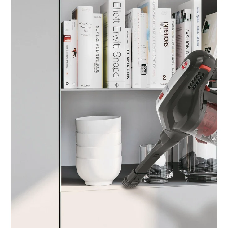 Hoover HF122RH H Free 100 HF122RH Handstaubsauger, 40 min Akkubetrieb, Zyklon-Technik, LED-Frontlicht, orange-schwarz – Bild 11