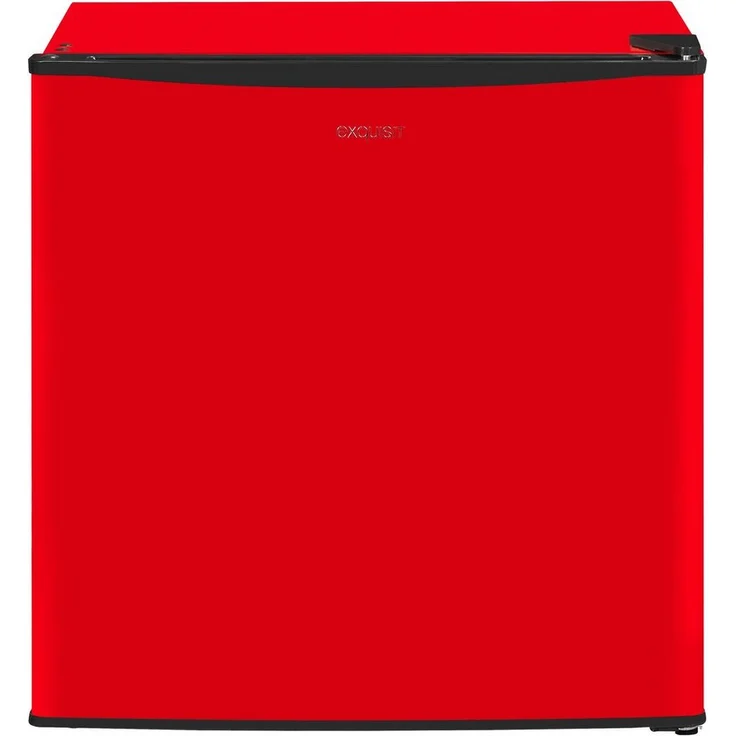 Exquisit GB40-150E Gefrierschrank, freistehend, rot, Breite 45 cm, Energieklasse E – Bild 1