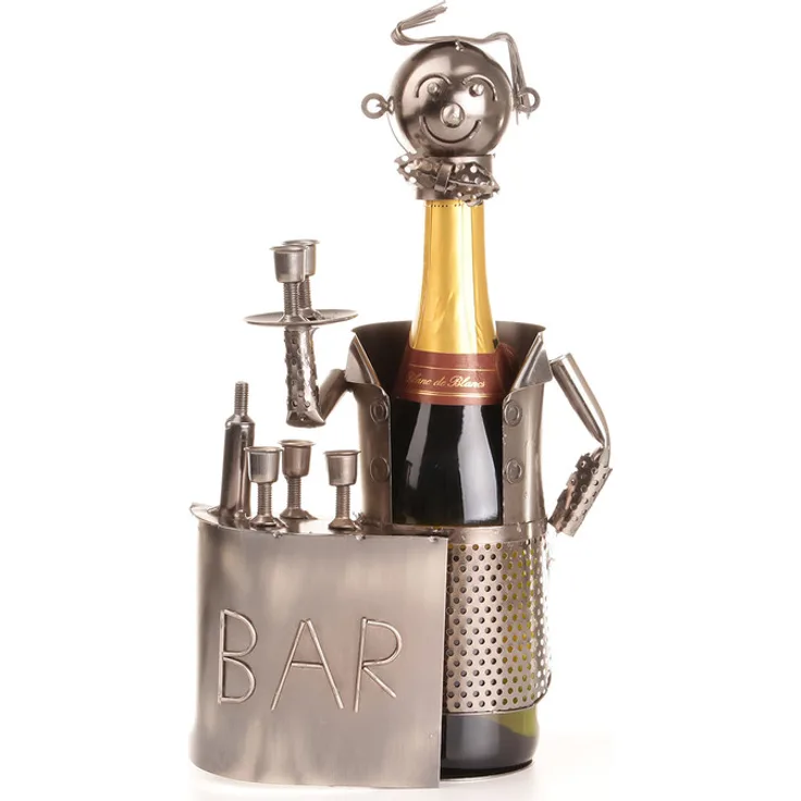 Dekorativer Weinflaschenhalter Barkeeper