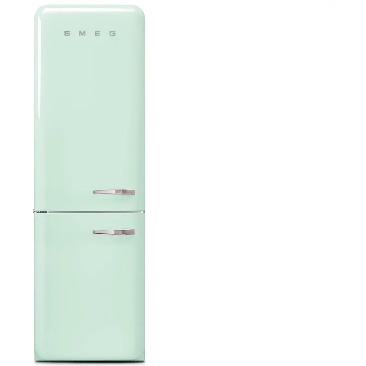 Smeg FAB32LPG5 Kühl-Gefrierkombination, freistehend, pastellgrün, NoFrost, Schnellkühlen und -gefrieren, LED, Breite 60 cm