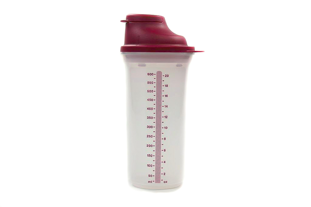 Tupperware Backen Mix-Fix 600 ml Shake-It lila Shaker Mess- Mixbecher Shaky