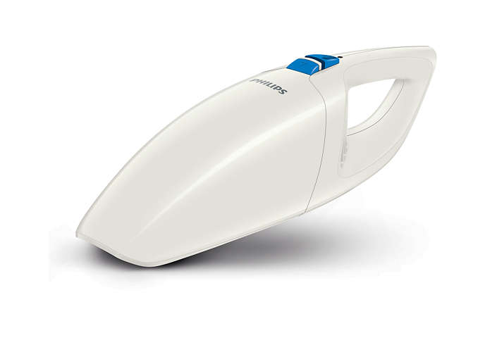 Philips FC6150-01 Handstaubsauger (3,6 V, 44 x 14 x 152 cm, 0,5 L, 3.6 Volt) weiß