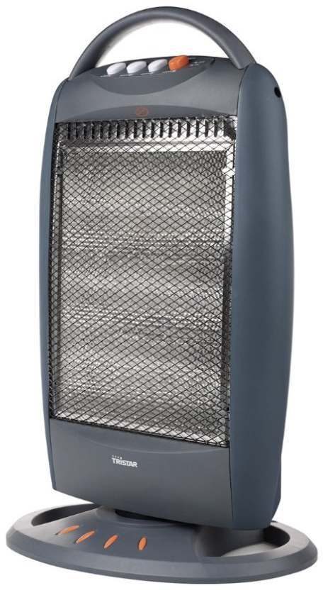 Tristar Heizung KA-5019 Elektroheizung (Halogen) 3 einstellbare Leistungsstufen - Oszillierend, 7,5 x 28 x 47 cm, Heizstrahler