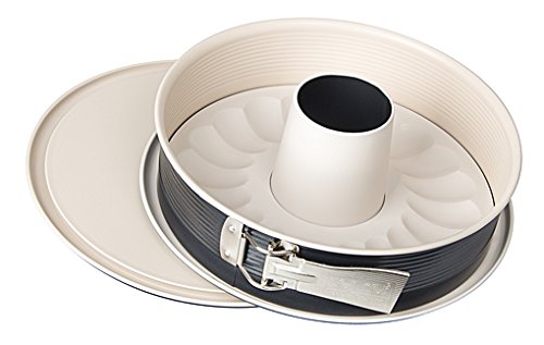 Zenker 7811 Springform Crème Noir mit 2 Böden, Durchmesser 26 cm, Edelstahl, grau - beige, 16 x 16 x 7 cm