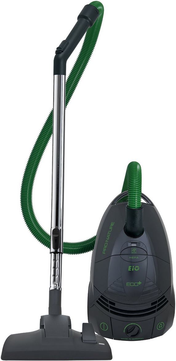 Bodenstaubsauger EIO Pro Nature ECO Plus, besonders saubere Luft durch HEPA-Filter, mit Beutel, 3,5 L Staubvolumen, Anzeige Staubbeutel-Wechsel