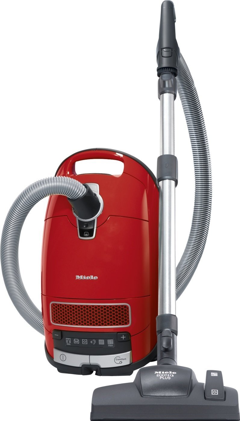 Miele Complete C3 Red EcoLine Bodenstaubsauger (mit Beutel, 550 Watt, 12 m  Aktionsradius, 4,5 Liter Staubbeutelvolumen, Comfort-Handgriff, AirClean  Plus Filter) rot: Tests, Infos & Preisvergleich