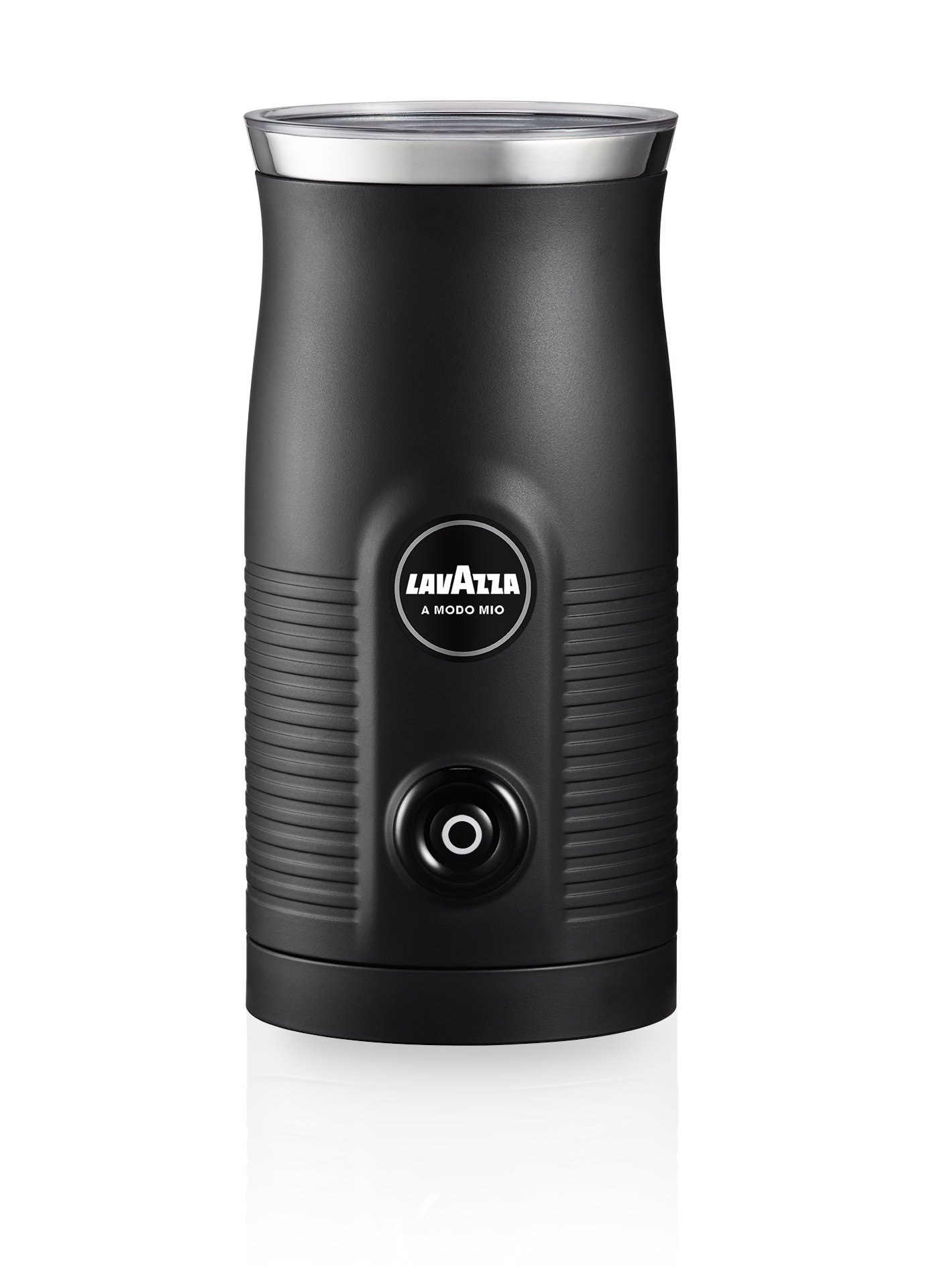 LAVAZZA a Modo Mio MilkEasy Milchaufschäumer 18200090 ( kaltes und warmes Aufschäumen, 460 Watt), Schwarz