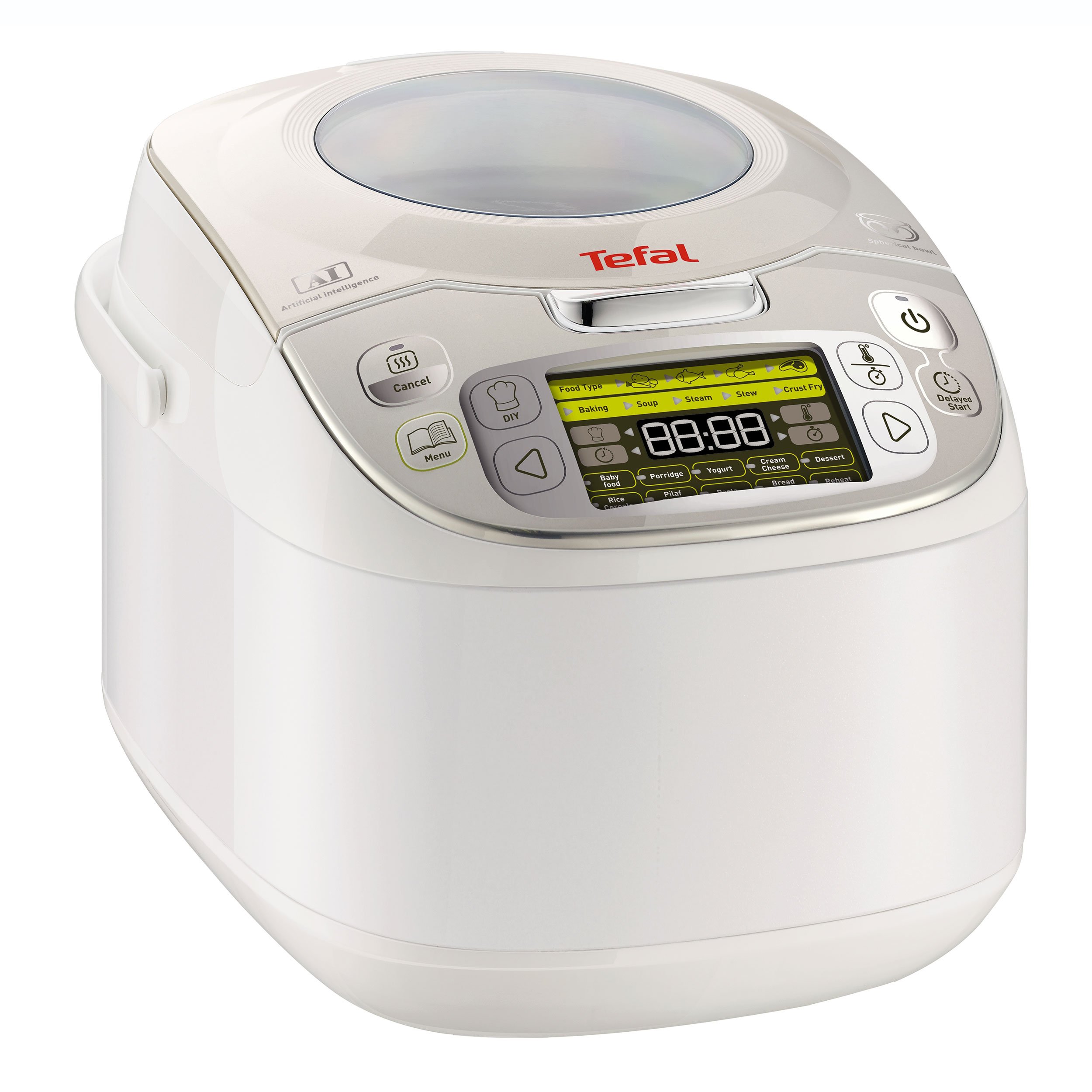 Tefal RK8121 Multikocher, 45 automatische 5L, & 750 Große und Preisvergleich Tests, Verzögerter Zubehör, Infos Rezeptbuch Kochprogramme, Kapazität Warmhaltefunktion, Watt: Start, LC-Display